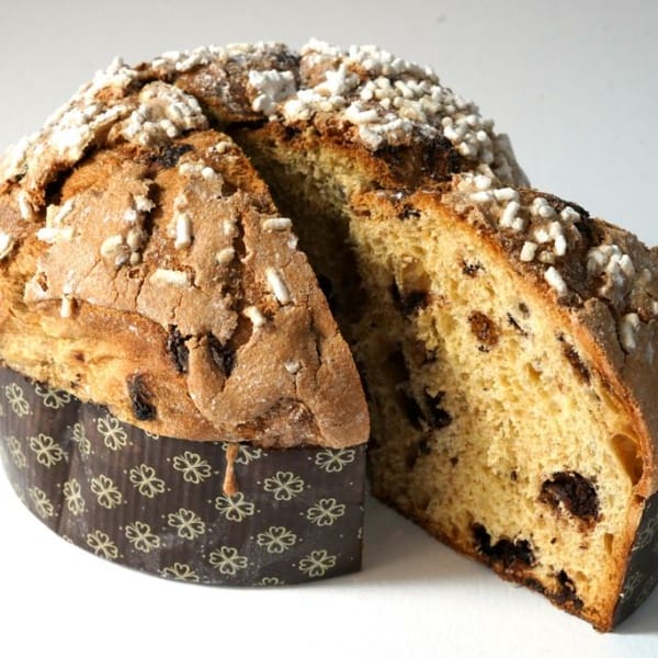 Panettone Artigianale Tradizionale con Gocce di Cioccolato, 700 grammi